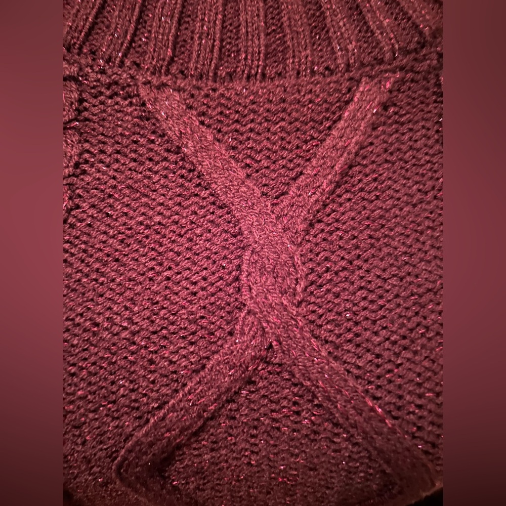 7th Avenue Design Studio New York & Company Cable Knit Two-Piece Sweater Set